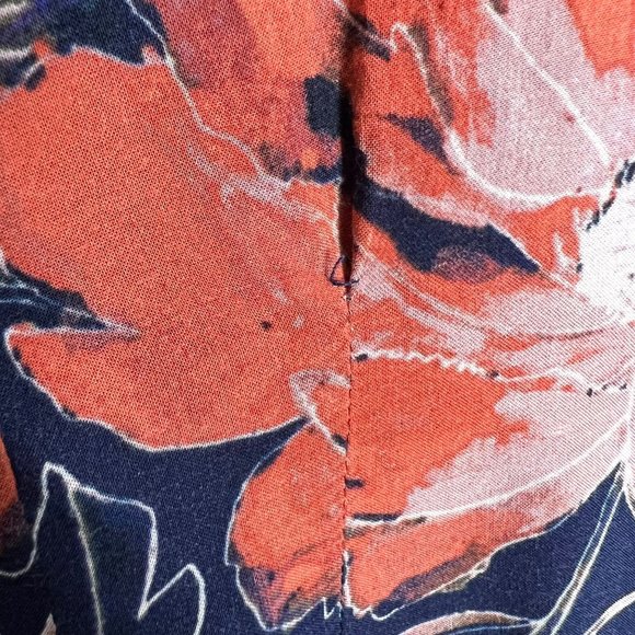 Free People Eyes On You Blue Floral Long Sleeve Tunic Mini Dress 4 - Picture 14 of 14